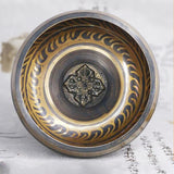 Himalayan Hand Hammered Chakra Meditation Handmade Bowl Decorative-wall-dishes Yoga Tibetan Buddhist Brass Singing Bowl Gu08