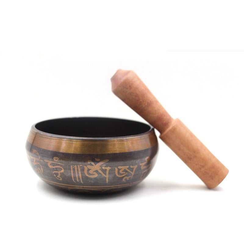 Hot 8cm-17.5cm Buddhism Tibetan Bowl Copper Singing Bowls fornasetti Handmade Decorative-wall-dishes Home Decoration Yoga bowl