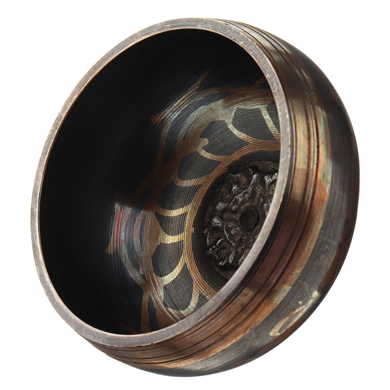 Mrosaa Top quality 8cm-17.5cm Buddhism Tibetan Hand Singing Bowl Copper Bowls fornasetti Handmade Home Decoration Yoga bowl