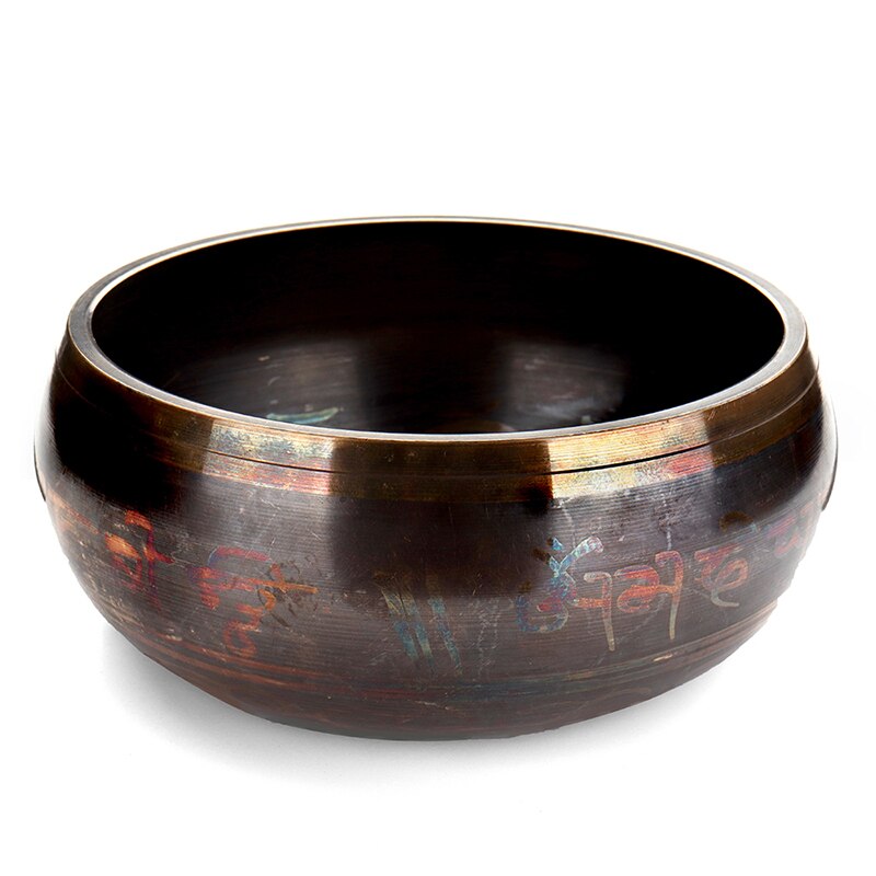 Mrosaa Top quality 8cm-17.5cm Buddhism Tibetan Hand Singing Bowl Copper Bowls fornasetti Handmade Home Decoration Yoga bowl