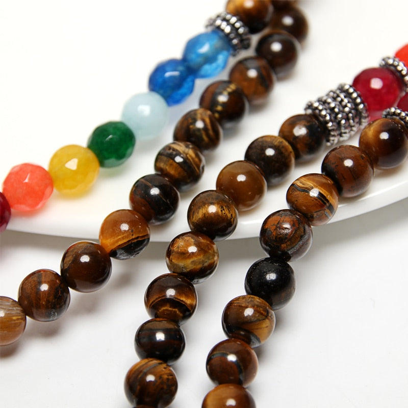 NAPOLN Tree Of Life Multilayer Bracelet Beads 108 Mala Yoga Bracelets Natural Stone For Women Dropshipping Bracelets For Men