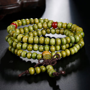Natural Sandalwood Buddhist Buddha Prayer Bracelets Prayer Bead Mala 108 Beaded 6mm Stretch Women Men Bracelets &Bangles Jewelry