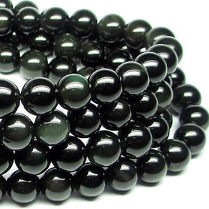 Natural Stone Black Rainbow Obsidian Bracelet Man Women 108 Beads Stretch Bracelets 6mm Fashion Buddha Rosary Buddhist For Lover