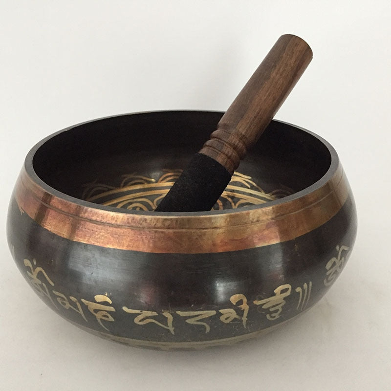 Nepal Tibetan Sing Bowl 7 size Himalayan Buddhist Yoga Meditation Singing Bowl Fengshui