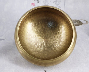 Nepal handmade Buddha Tibet bowl bowl ritual music therapy copper chime copper Tibetan Singing Bowl Buddhist practice device