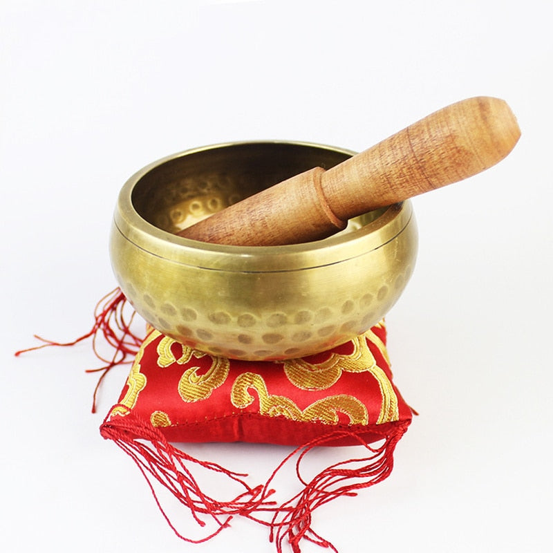 Nepalese Bowl, Singing Bowl, Manual Metal Bowl, Buddha Bowl, Religious Bowl, Tibetan Meditation Bowl for Singing Buddha Sound