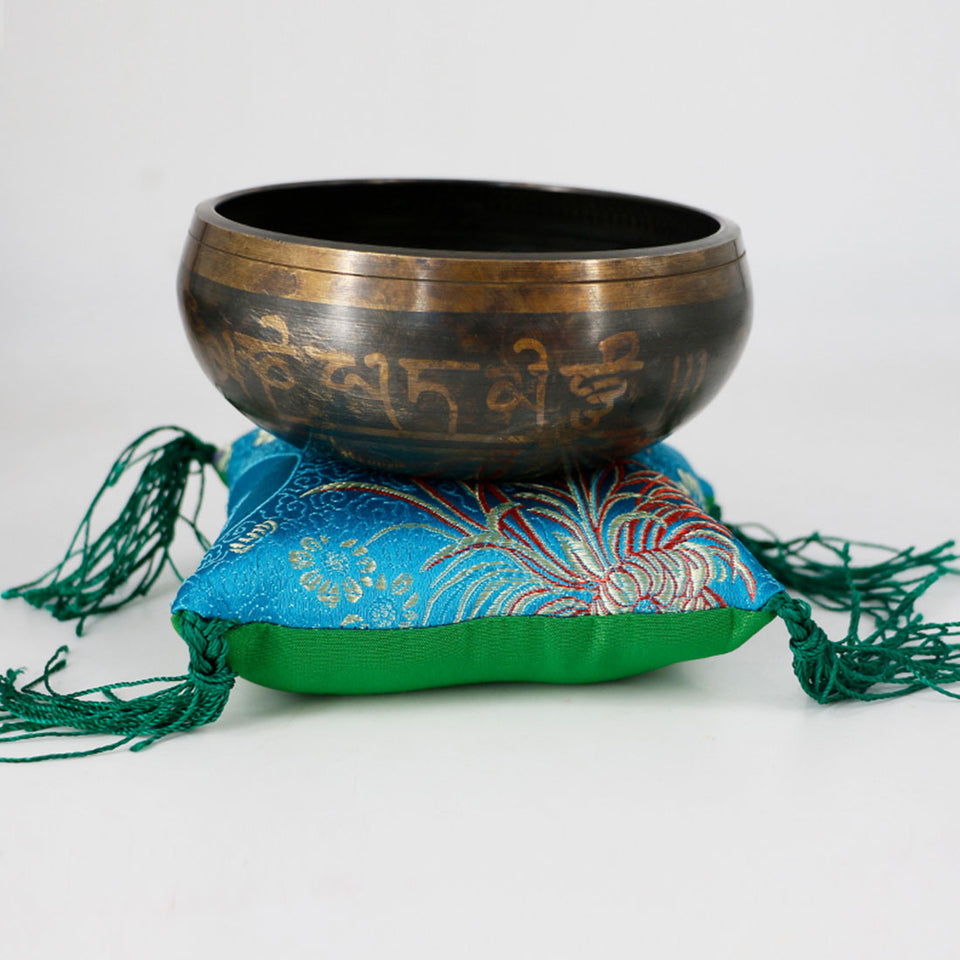Nepalese Buddhist scriptures Tibetan Bowl Sing Bowl Nepalese Buddhist Tibetan Chanting Yoga Meditation Bowl Sound therapy