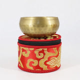 Nepalese Handmade Singing Bowl Gift Box Buddhist Utensils Storage Cloth Package Tibet Bowl Bag Red Blue Yellow Random Color