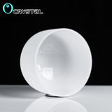 New 10Inch White Color C D E F G A B Meditation Frosted Quartz Crystal Singing Bowl 10'' Yoga Sound Healing