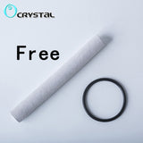 New 10Inch White Color C D E F G A B Meditation Frosted Quartz Crystal Singing Bowl 10'' Yoga Sound Healing