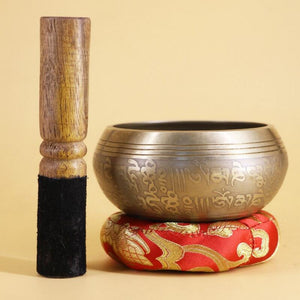 New Arrival Himalayan Tibetan Buddist Art Singing Bowls with striker and Cushion