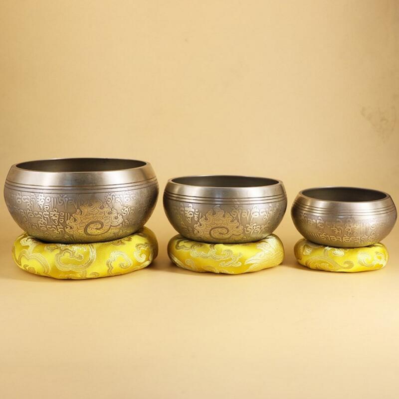 New Arrival Himalayan Tibetan Buddist Art Singing Bowls with striker and Cushion