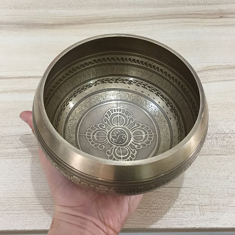 New Arrival Himalayan Tibetan Buddist Art Singing Bowls with striker and Cushion