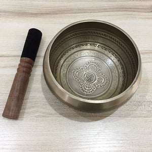 New Arrival Himalayan Tibetan Buddist Art Singing Bowls with striker and Cushion