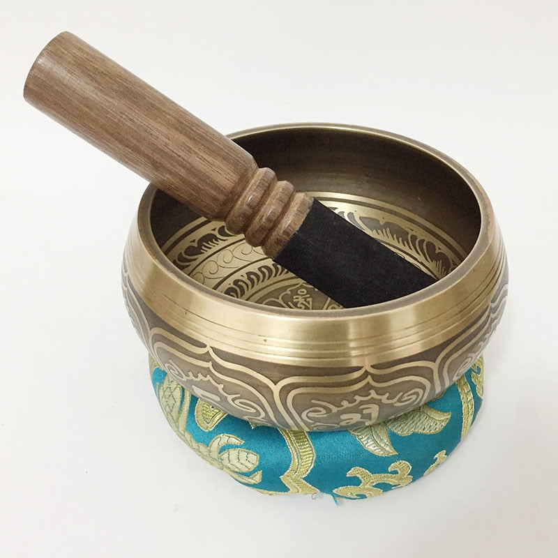 New Arrival Yoga Meditation Buddhist Religion Nepal Brass Singing Bowls