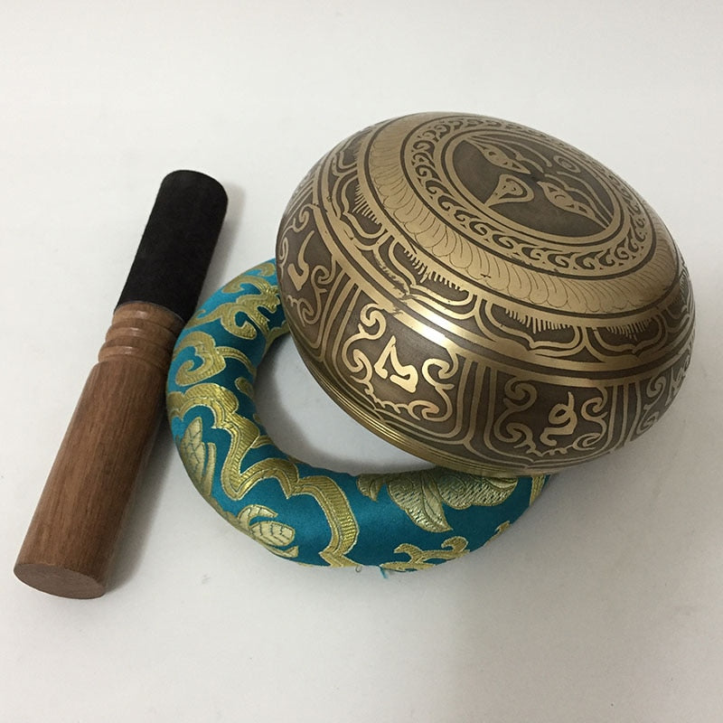 New Arrival Yoga Meditation Buddhist Religion Nepal Brass Singing Bowls