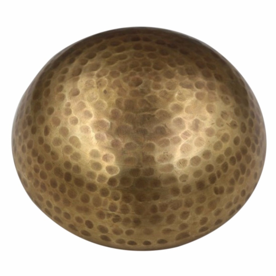 New Copper Crafted Gilt Yoga Singing Bowl Buddhism Tibetan Chakra Meditation