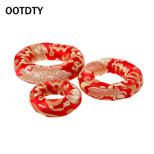 OOTDTY Yoga Tibetan Singing Bowl Mat Religion Belief Buddhist Supplies Home Decoration