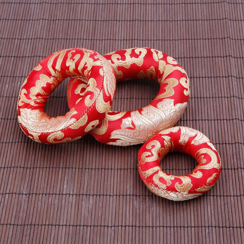 OOTDTY Yoga Tibetan Singing Bowl Mat Religion Belief Buddhist Supplies Home Decoration