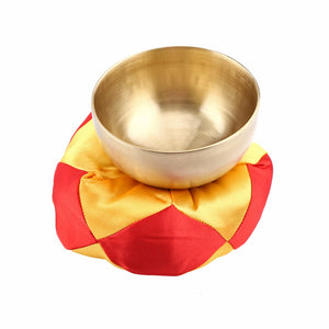 Portable Buddhist Tibetan Singing Bowl Set Stick Cushion Home Decoration Chakra Meditation Yoga Wall Brass Dishes Craft Tool