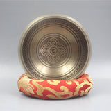 Professional Ode Buddhist Sound Bowl Nepal Handmade Brass Singing Bowl Yoga SPA Sound Therapy To The Bowl Bronze Chime Decor