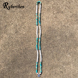 Ruberthen Fashion Design Howlite Natural Stone Mala Bracelet 108 Beads Mala Wrap Bracelet or High Quality Lotus Bracelet