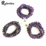 Ruberthen High Quantity Natural Stone Bracelet 108 Mala Yoga Necklace Matte Amazonite S Jewelry Hot Sale 2018 Drop Shipping