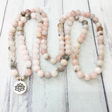 Ruberthen New 108 Mala Bracelet For Women High Quality Natural Stone Lotus Charm Yoga Bracelet Healing the Heart Chakra Jewelry