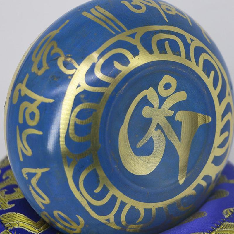 Sacred Dharma Monks Lama Tibetan Singing Bowl Set Decorative-wall-dishes Spiritual Gift Stress Anxiety Relief Bowl