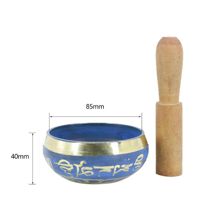 Sacred Dharma Monks Lama Tibetan Singing Bowl Set Decorative-wall-dishes Spiritual Gift Stress Anxiety Relief Bowl