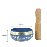 Sacred Dharma Monks Lama Tibetan Singing Bowl Set Decorative-wall-dishes Spiritual Gift Stress Anxiety Relief Bowl
