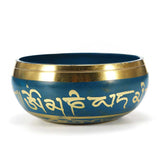 Singing Bowl Chakra Meditation 8.5cm Tibetan Buddhism Yoga Healing Relaxation Low Frequency Sound Deep into Body Core For Yoga