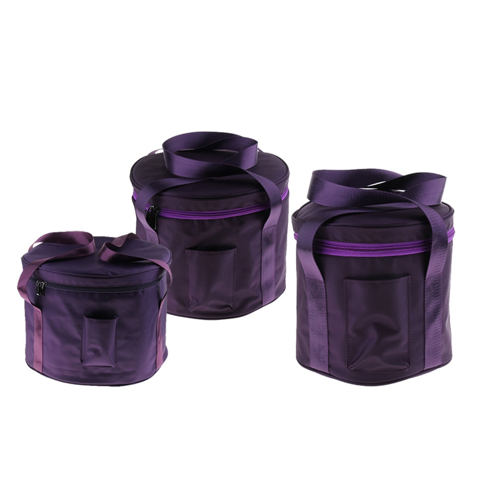 Sunnimix Portable Cotton Storage Carry Case Bag Carrier for 6-14inch Singing Bowl Parts
