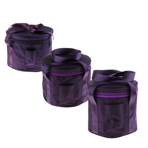 Sunnimix Portable Cotton Storage Carry Case Bag Carrier for 6-14inch Singing Bowl Parts