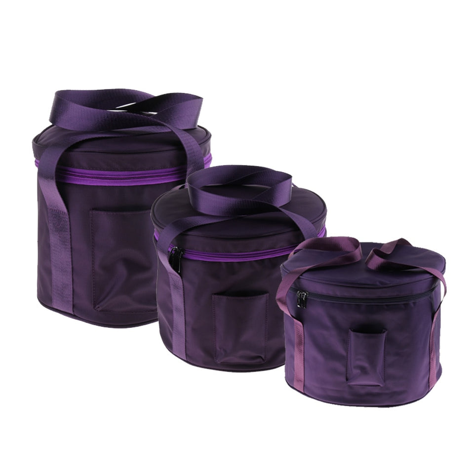 Sunnimix Portable Cotton Storage Carry Case Bag Carrier for 6-14inch Singing Bowl Parts