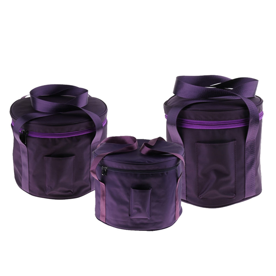 Sunnimix Portable Cotton Storage Carry Case Bag Carrier for 6-14inch Singing Bowl Parts
