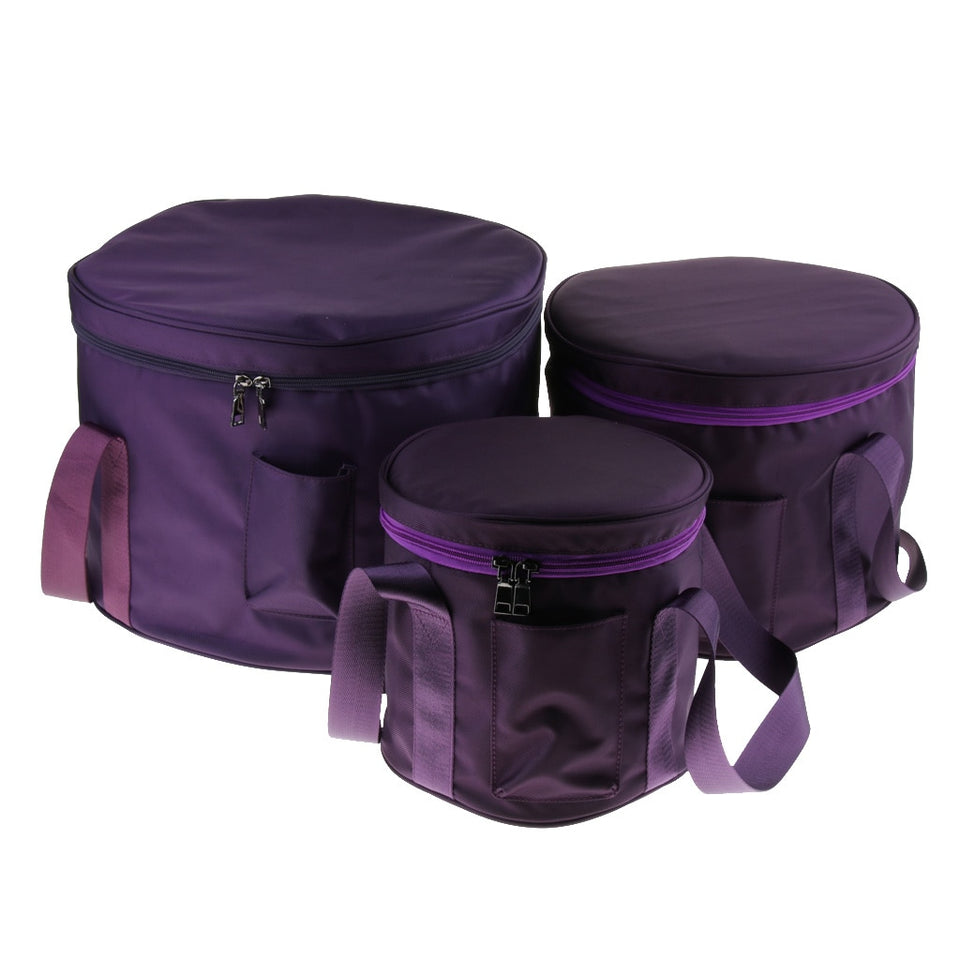 Sunnimix Portable Cotton Storage Carry Case Bag Carrier for 6-14inch Singing Bowl Parts