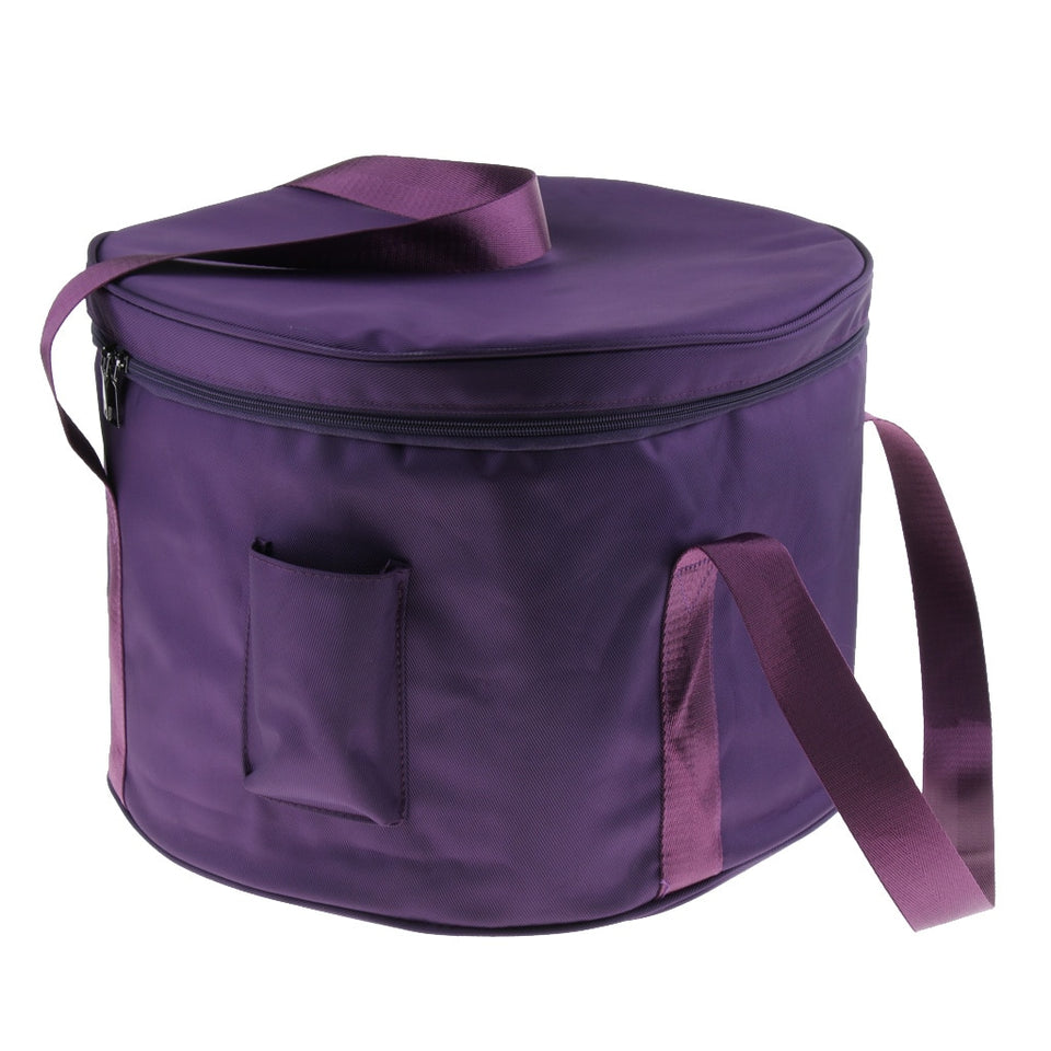 Sunnimix Portable Cotton Storage Carry Case Bag Carrier for 6-14inch Singing Bowl Parts