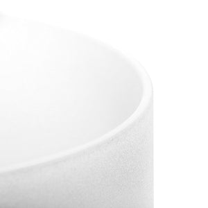 TOPFUND Chakra Frosted Quartz Crystal Singing Bowl 8 Inch