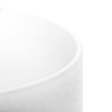 TOPFUND Chakra Frosted Quartz Crystal Singing Bowl 8 Inch