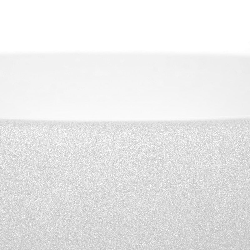 TOPFUND Chakra Frosted Quartz Crystal Singing Bowl 8 Inch