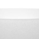 TOPFUND Chakra Frosted Quartz Crystal Singing Bowl 8 Inch