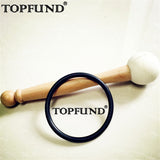 TOPFUND F note Heart Chakra Rainbow Colored Frosted Quartz Crystal Singing Bowl 8''