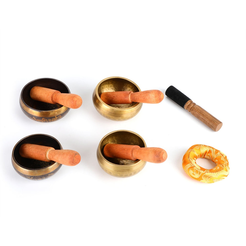 Tibetan Bowl Copper Buddhism Singing Bowls Handmade Decorative-wall-dishes for Meditation Yoga Buddhism Gifts Home Decor Crafts
