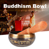 Tibetan Bowl Copper Buddhism Singing Bowls Handmade Decorative-wall-dishes for Meditation Yoga Buddhism Gifts Home Decor Crafts