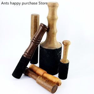 Tibetan Bowl Leather stick Hammer Mallet Stick Wood Handle Tibetan Buddhist Meditation Singing Bowl Accessory 8-25cm
