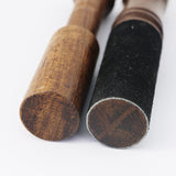 Tibetan Bowl Leather stick Hammer Mallet Stick Wood Handle Tibetan Buddhist Meditation Singing Bowl Accessory 8-25cm