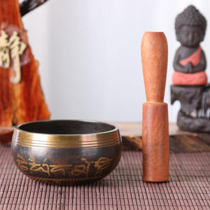 Tibetan Bowl Set Sacred Dharma Monks Lama Tibetan Singing Bowl Decorative-wall-dishes Plates Home Decorative Wall Dishes