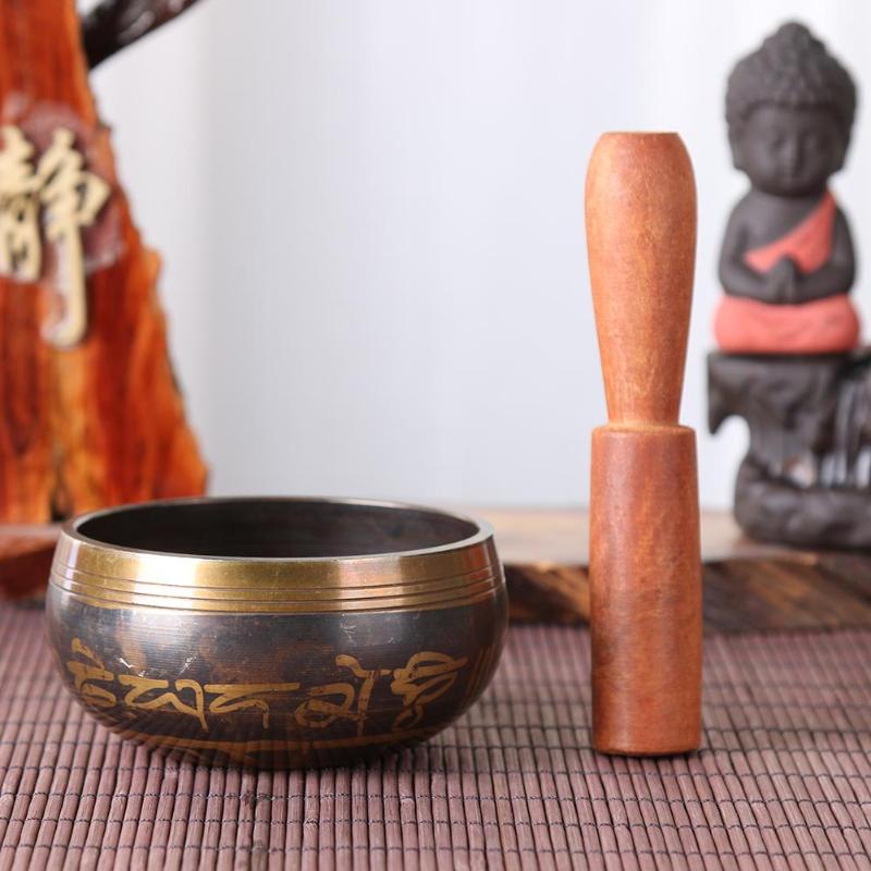 Tibetan Bowl Set Sacred Dharma Monks Lama Tibetan Singing Bowl Decorative-wall-dishes Plates Home Decorative Wall Dishes