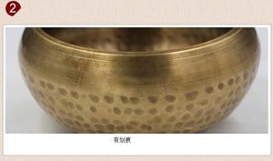 Tibetan Bowl Singing Bowl Decorative-wall-dishes Home Decoration Decorative Wall Dishes Tibetan Singing Bowl Religious Supplies